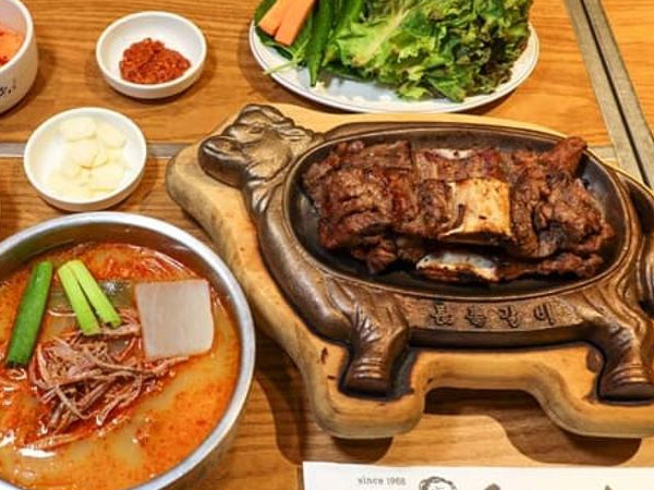 중구 장수갈비집 본가 대표 음식