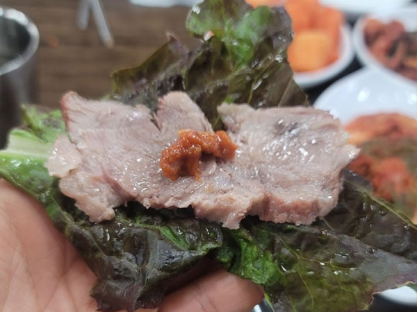 밀양국밥 수육
